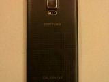 Burned Samsung Galaxy S5, back view