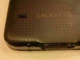 Burned Samsung Galaxy S5, rear detail