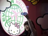Flying with Hello Kitty