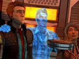 Rhys, Handsome Jack, and Fiona in Tales from the Borderlands