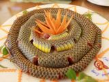 Undercooked snake meat can also be a source of infection
