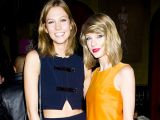 Fashionable friends: model Karlie Kloss and singer Taylor Swift