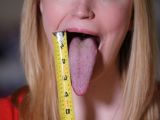 Her tongue is 4 inches (over 10 centimeters) long