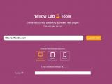 Yellow Lab Tools can be used to test any Web-accessible page