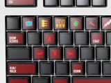 Quake format displayed on the Optimus Maximus keyboard