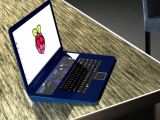 Pi-Top 3D printed laptop, painted