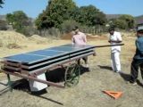 Eco-friendly water pumping system runs on solar power alone