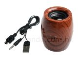 You can connect the USB Beer Barrel Speaker to virtually any sound source