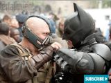 Clash of the titans: Bane and Batman have a go at each other