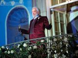 President Snow (Donald Sutherland), the most dangerous man in Panem