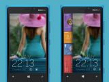 Windows Phone concept lock screen