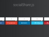 socialShare.js also provides share counters