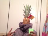 The pineapple head selfie