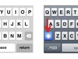 Comparison between iOS 7.1 keyboard and iOS 6 keyboard