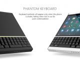 BlackBerry Rado Sintra showing Phantom Keyboard