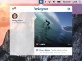 OS X Yosemite Instagram widget
