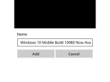 Microsoft Edge/Spartan in Windows 10 Mobile build 10080