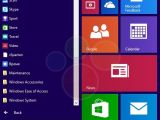Windows 9 Start menu