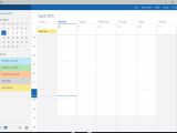 Windows 10 build 10051 Calendar app