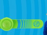 The Jambanz wrist speaker, green