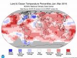 This year's January-March period was the hottest on record