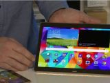 Samsung Galaxy Tab S showing the latest Android version