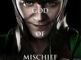 Character poster for “Thor”: Tom Hiddleston is Loki