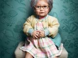 Little girl with glasses