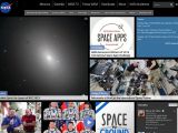What NASA's website looks like today