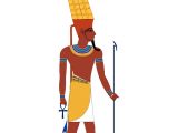 This is how the god Amun was most often depicted in ancient Egypt