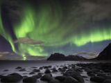 Black auroras appear as dark patches in the sky