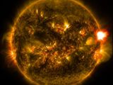 On January 12, a sudden burst of radiation took place on the Sun