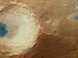 Blue splotches visible in new view of Mars