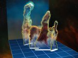 3D view of the Pillars of Creation