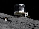 Artist's impression of the Philae lander on the surface of the comet
