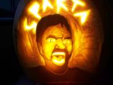 “This is Sparta!”: a “300”-inspired pumpkin