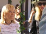 Candy Spelling and Tatum O’Neal are welcomed to the party by Dean McDermott