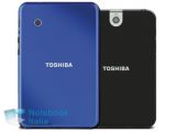 Toshiba 7-inch Android tablet - Back view