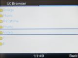 UC Browser 8.0 for Java - screenshot