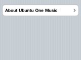 Ubuntu One Music on iPhone