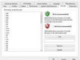 UltimateZip is on the lookout for potentially unsafe files and you can customize settings