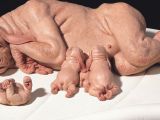 “The Young Family” - sculpture by Patricia Piccinini