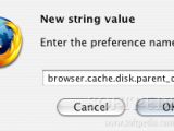 The "New string value" dialog