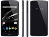 VAIO Phone, front, back and profile view