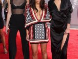 Kendall Jenner, Kim Kardashian and Kylie Jenner at the VMAs 2014