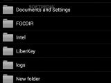 Explore disk directories from the mobile app