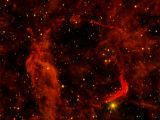 Infrared view of the supernova remnant