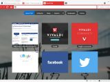 Vivaldi keeps Opera’s speed dials for helping you access favorite websites.