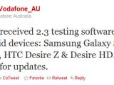 Vodafone Australia tweet