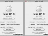 Mac OS X 10.6 Snow Leopard 'About this Mac' screens